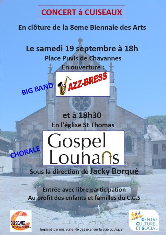 Affiche concert Gospel